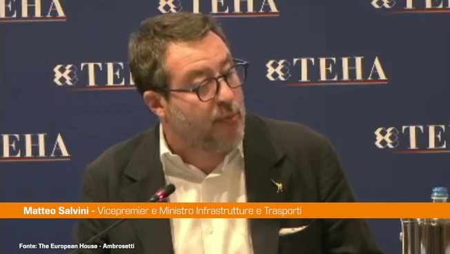 Salvini "Cantieri fermi? Siamo a 256 miliardi di investimenti"