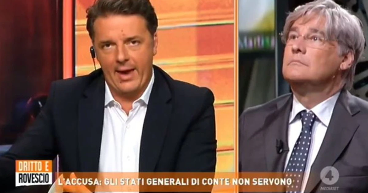 Matteo Renzi a Dritto e rovescio: "Mi piacerebbe fare una bella litigata con Salvini e grillini, ma...". Annuncia  il governissimo?