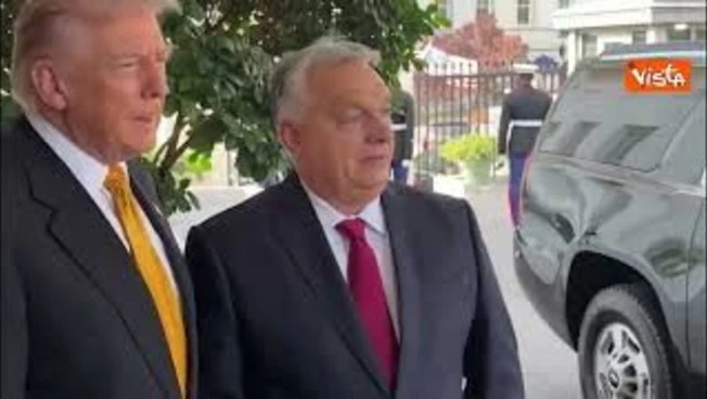 Trump riceve il premier ungherese Orban alla Casa Bianca