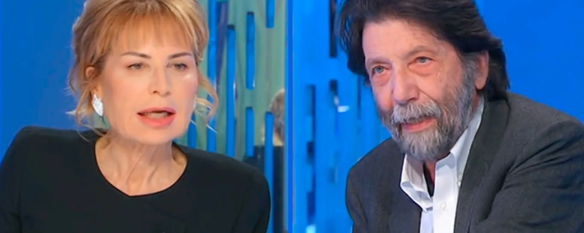 "Mi cade la lingua!": Cacciari la gela e Gruber sbotta, scintille