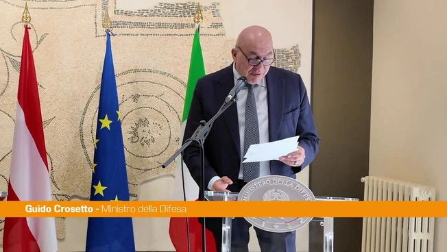 Italia-Austria, Crosetto vede Tanner "Dichiarazione d'intenti su forze armate"
