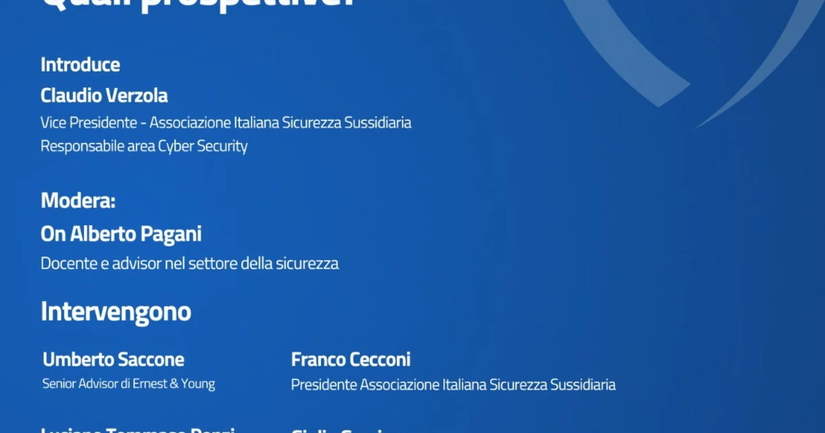 La Fiera della Sicurezza di Milano ospita un convegno AISS
