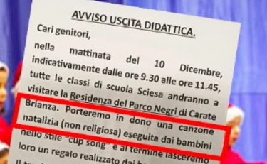 Carate Brianza, canzoni natalizie "non religiose": l'ultima follia all'asilo