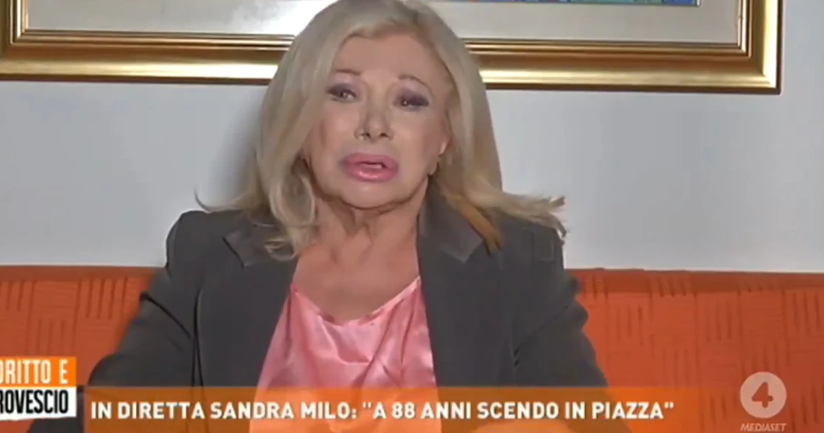Dritto e Rovescio, il pianto rovinoso di Sandra Milo: "Ma quale buon senso? La gente si ammazza", lacrime e rabbia