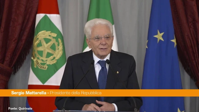 Mattarella "Non rassegniamoci alla supremazia delle cattive notizie"