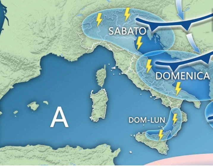 Meteo da incubo, il weekend è rovinato. Pioggia e temperature giù, le regioni da evitare