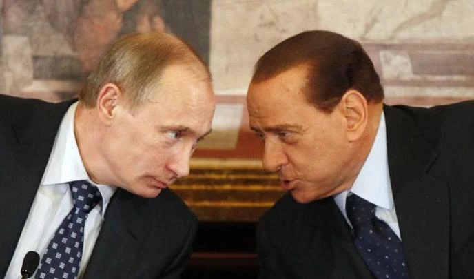 Vladimir Putin e Silvio Berlusconi