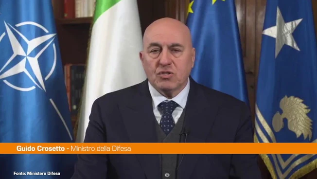 Crosetto "La pace non è mai scontata, va costruita e difesa ogni giorno"