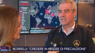 La vita in diretta, Borrelli sul coronavirus: "Sono molto credente, qualcuno lassù..."
