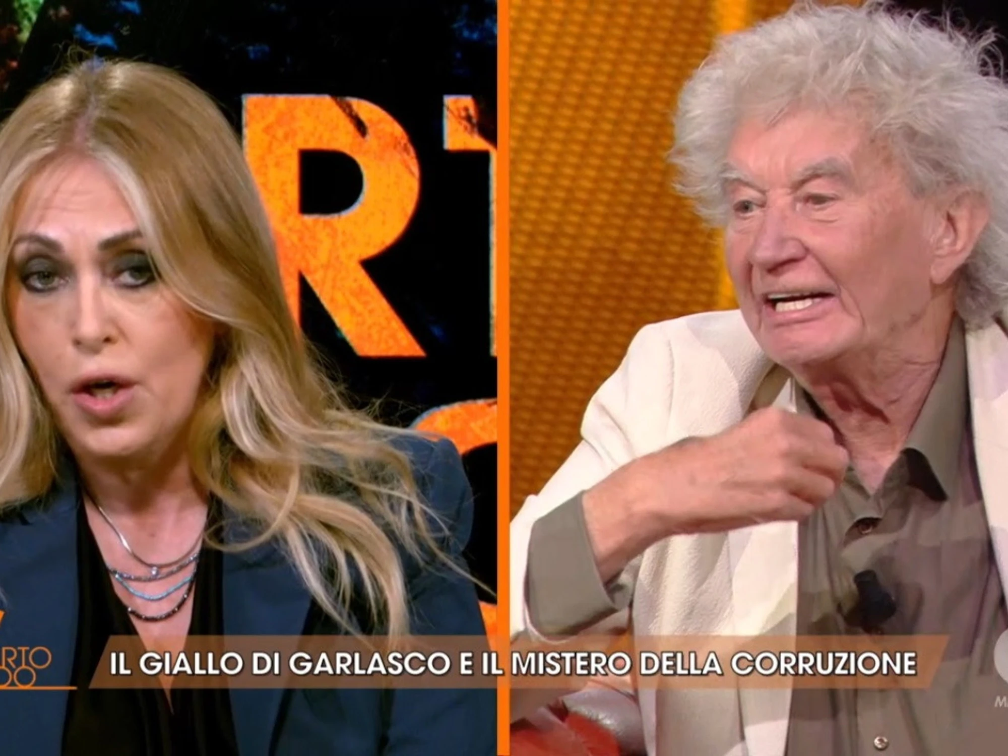 Quarto Grado, scontro Bruzzone-Lovati:"Ma vattela a prendere...", "Spegnete il microfono!"