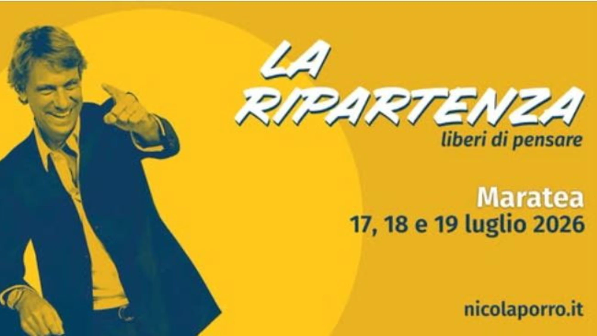 Al via a Maratea l’undicesima edizione de “LaRipartenza, liberi di pensare" di Nicola Porro