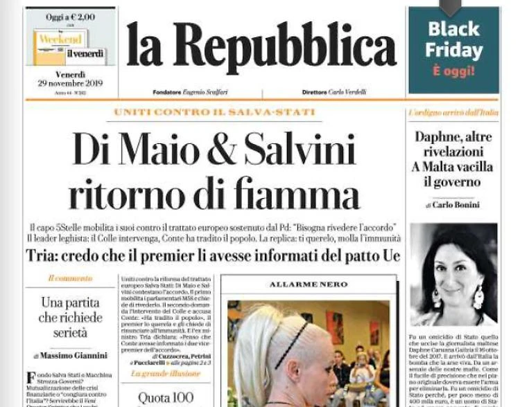 Vittorio Feltri sul titolo di Repubblica su Malta: "E chi se ne frega"