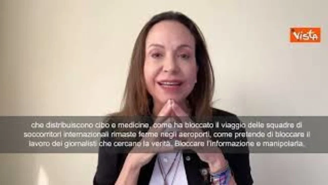 La leader dell’opposizione Machado dall'esilio: È arrivato il momento che io torni in Venezuela