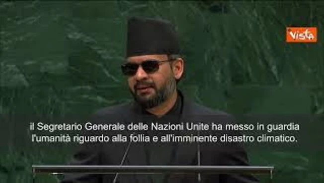Shah (Nepal) all'Onu: Necessaria giustizia climatica , tsunami himalayano ha devastato il Paese