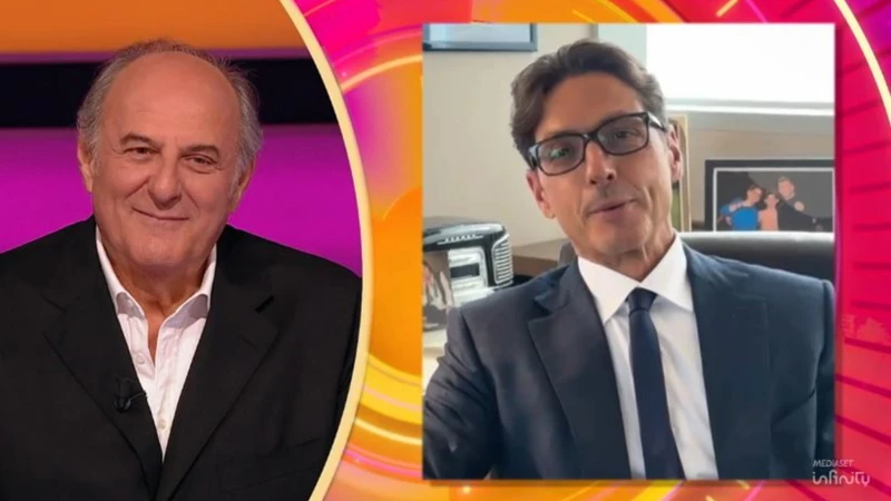 Pier Silvio Berlusconi celebra Gerry Scotti: "Sei un mito, ti voglio veramente bene"