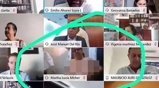 Marta Lucia Micher in topless in videoconferenza: imbarazzo per la senatrice messicana