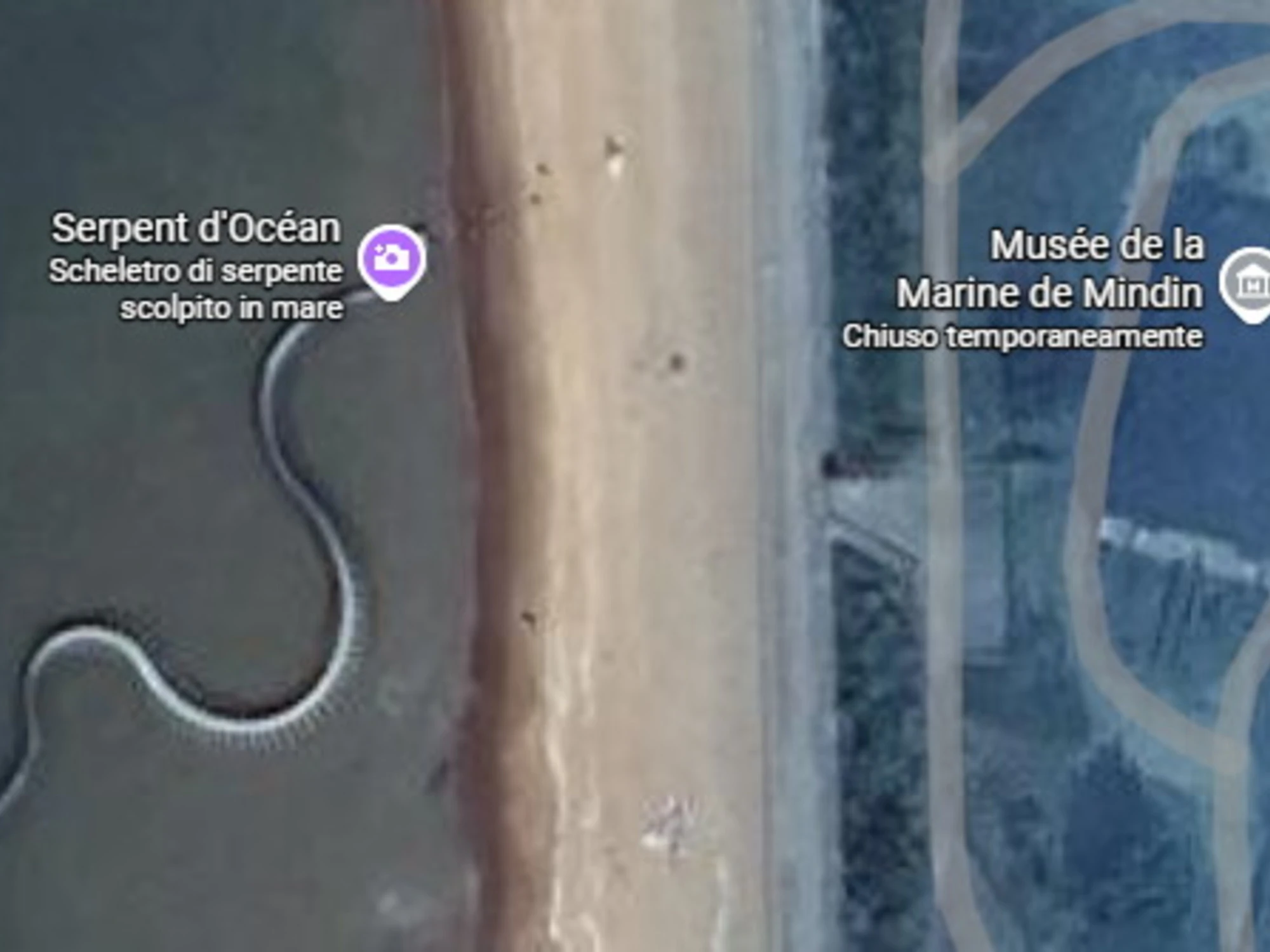 Google Maps-choc: cosa appare davanti alle coste della Loira