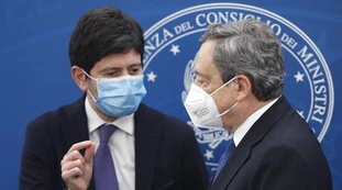 Mario Draghi, "compromesso Lega-Speranza sul coprifuoco": pronta la modifica, ma non per tutte le Regioni