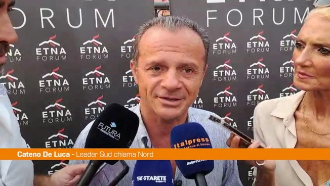 De Luca "Schifani nervoso, Sicilia in fondo alle classifiche di vivibilità"