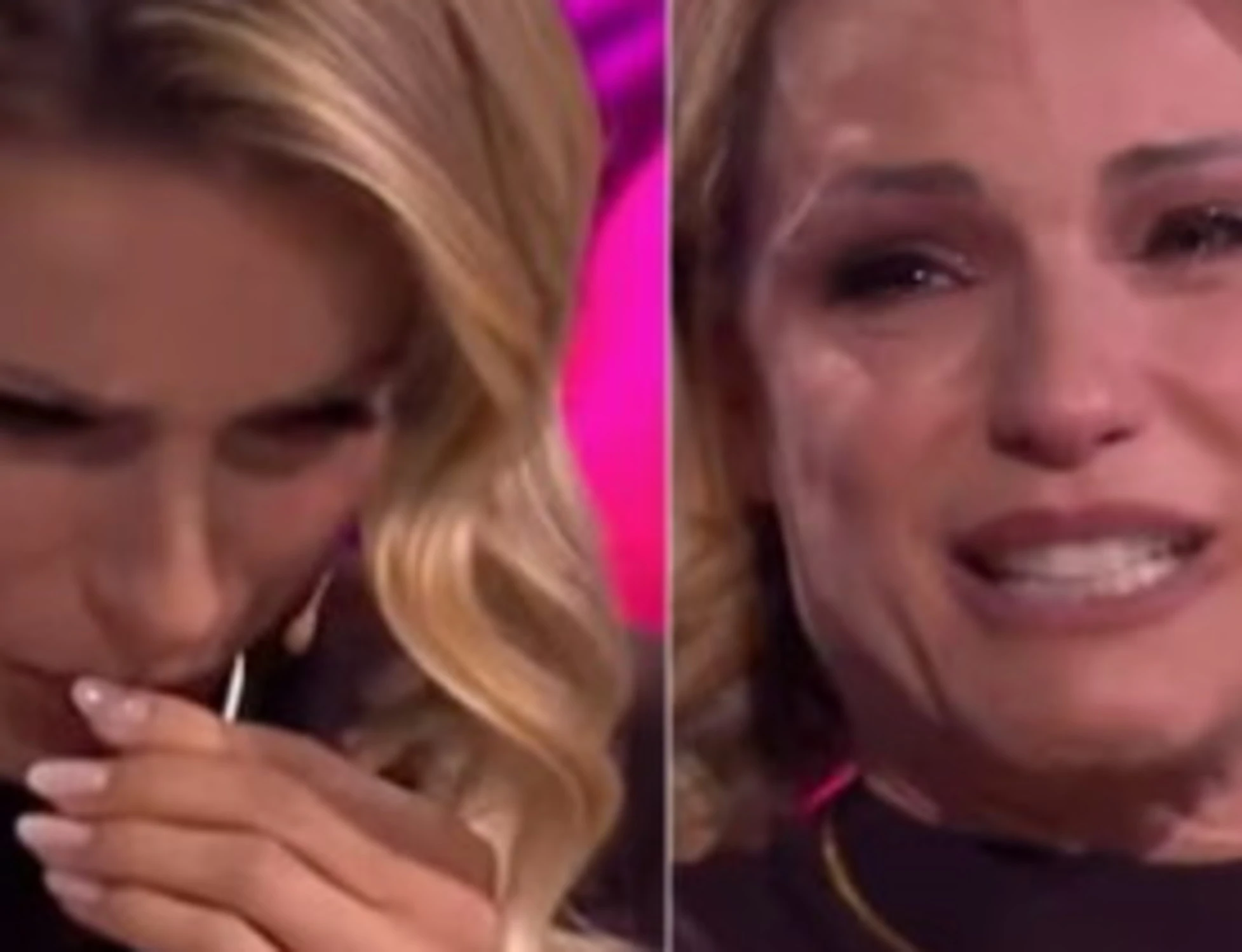 Michelle Hunziker ingoia una mosca in diretta tv