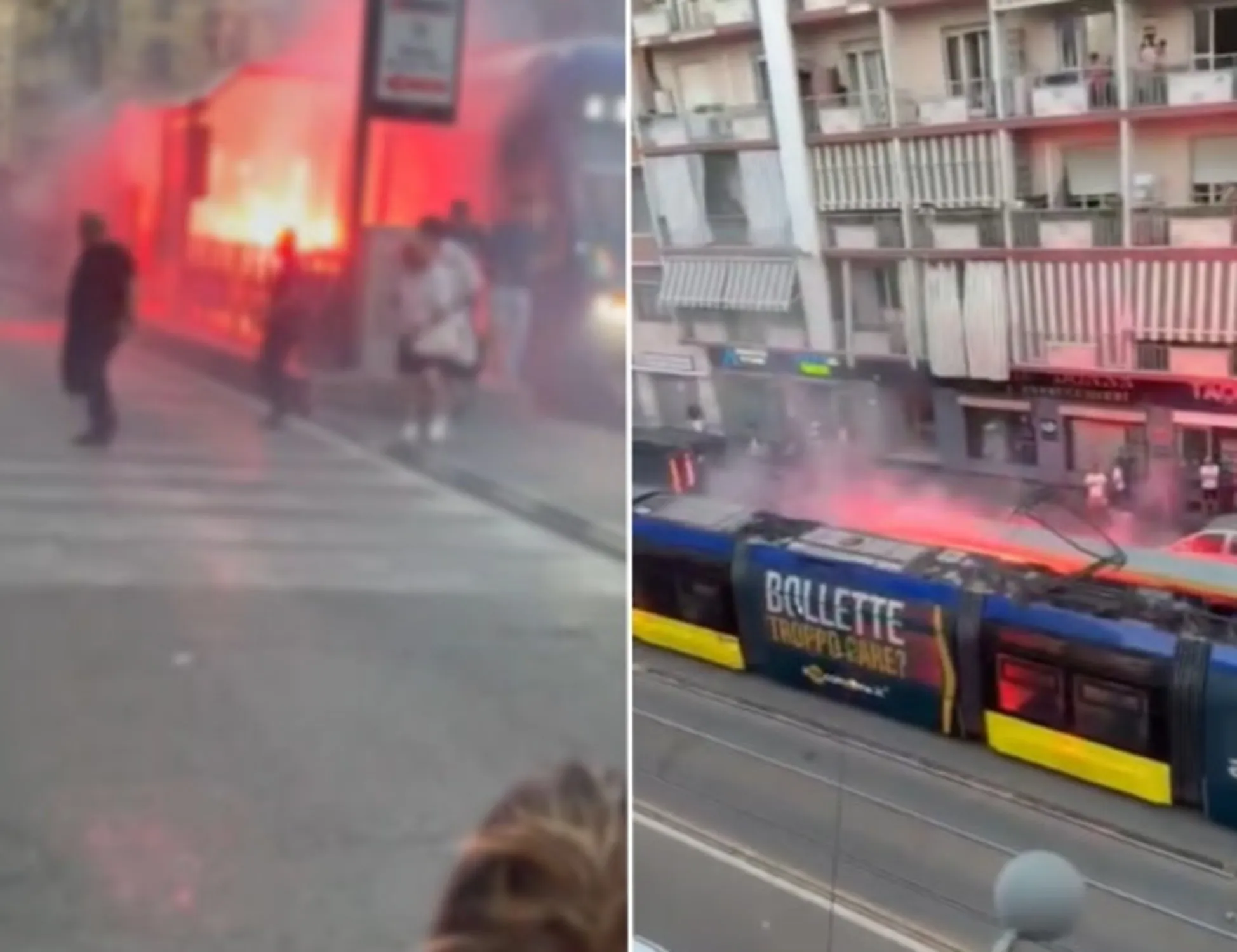 Leggi l'articolo: Petardi e fumogeni sul tram: Torino, l'assalto dei maranza