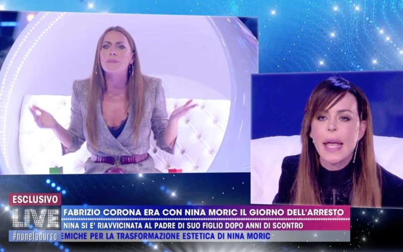 Live Non è la d'Urso, l'insulto disumano a Nina Moric: "Non serve un medico per capire che...", rissa