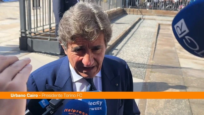 Funerali Mazzola, Cairo "Sempre più legato al Toro in ricordo del papà"