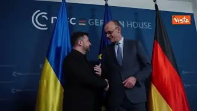 Leggi l'articolo: Bilaterale tra il Presidente dell'Ucraina Zelensky e il cancelliere tedesco Merz a Monaco