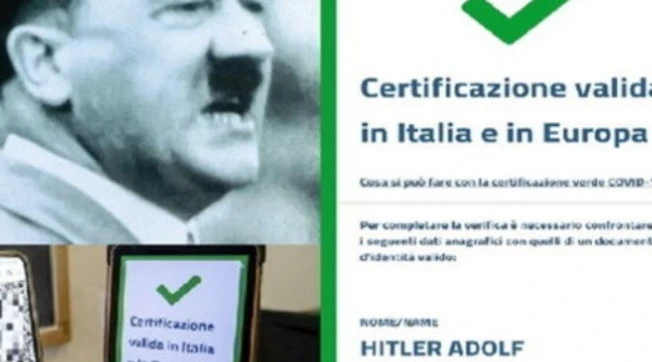 Green pass falsi, rubate le chiavi europee: "Ecco il certificato di Adolf Hitler"