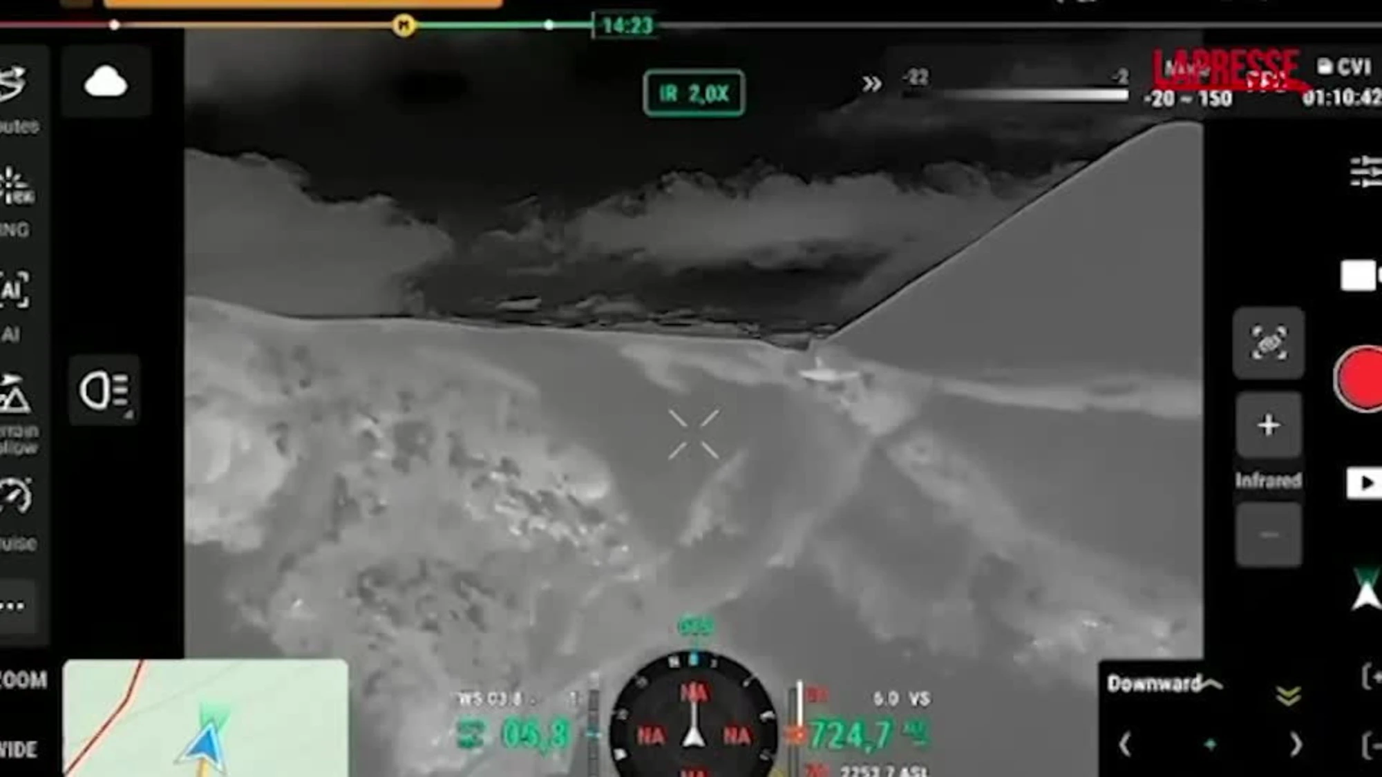 Bloccati sui Monti Sibillini: come li beccano con il drone