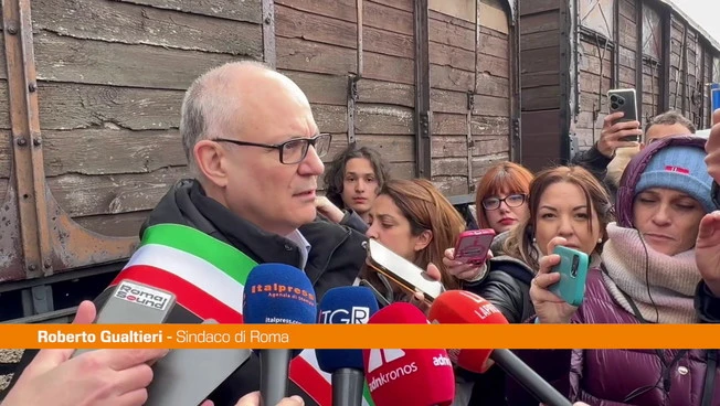 Shoah, Gualtieri ad Auschwitz "Memoria consente di riflettere su abisso umanità"