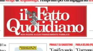 Travaglio rosica, "criminali in festa...": "Fatto", la prima pagina anti-Cav