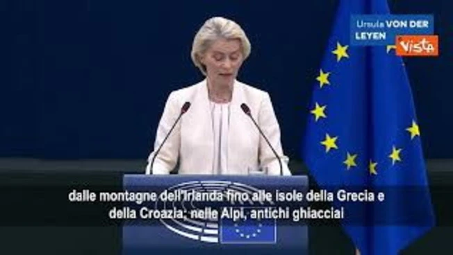Von der Leyen: Impatto cambiamento climatico devastante è stata l'estate della verità
