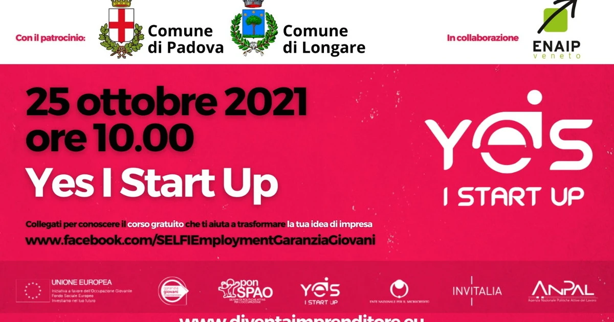 Enm, nuova presentazione del progetto "Yes I Start Up" in Veneto
