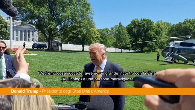 Trump “La relazione con la Cina è buona, sarà una grande riunione”