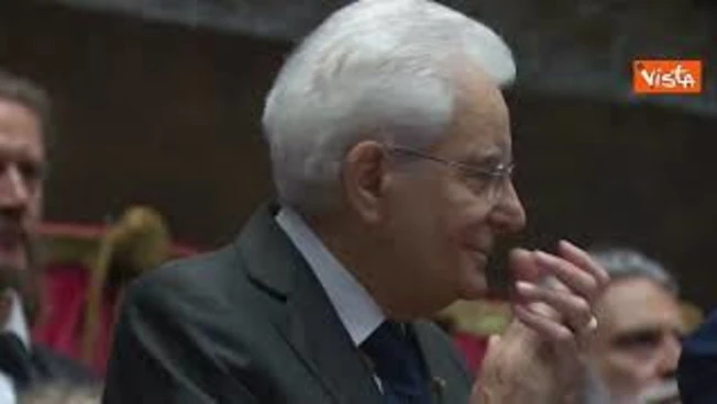 Standing ovation per Mattarella alla Camera per 80esimo Assemblea Costituente