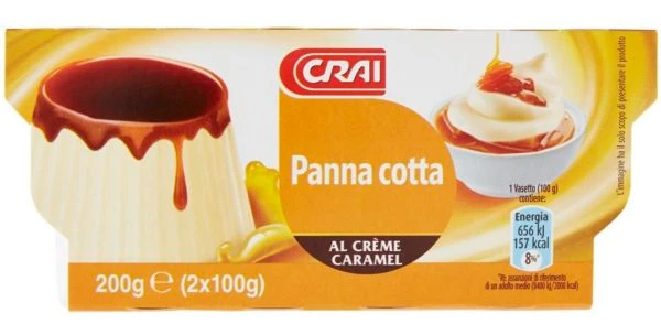 Panna cotta Crai con "elevata carica microbica mesofila": scatta il ritiro, ecco il prodotto interessato