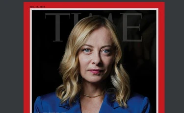 Giorgia Meloni in copertina sul Time: "Vidente talento"