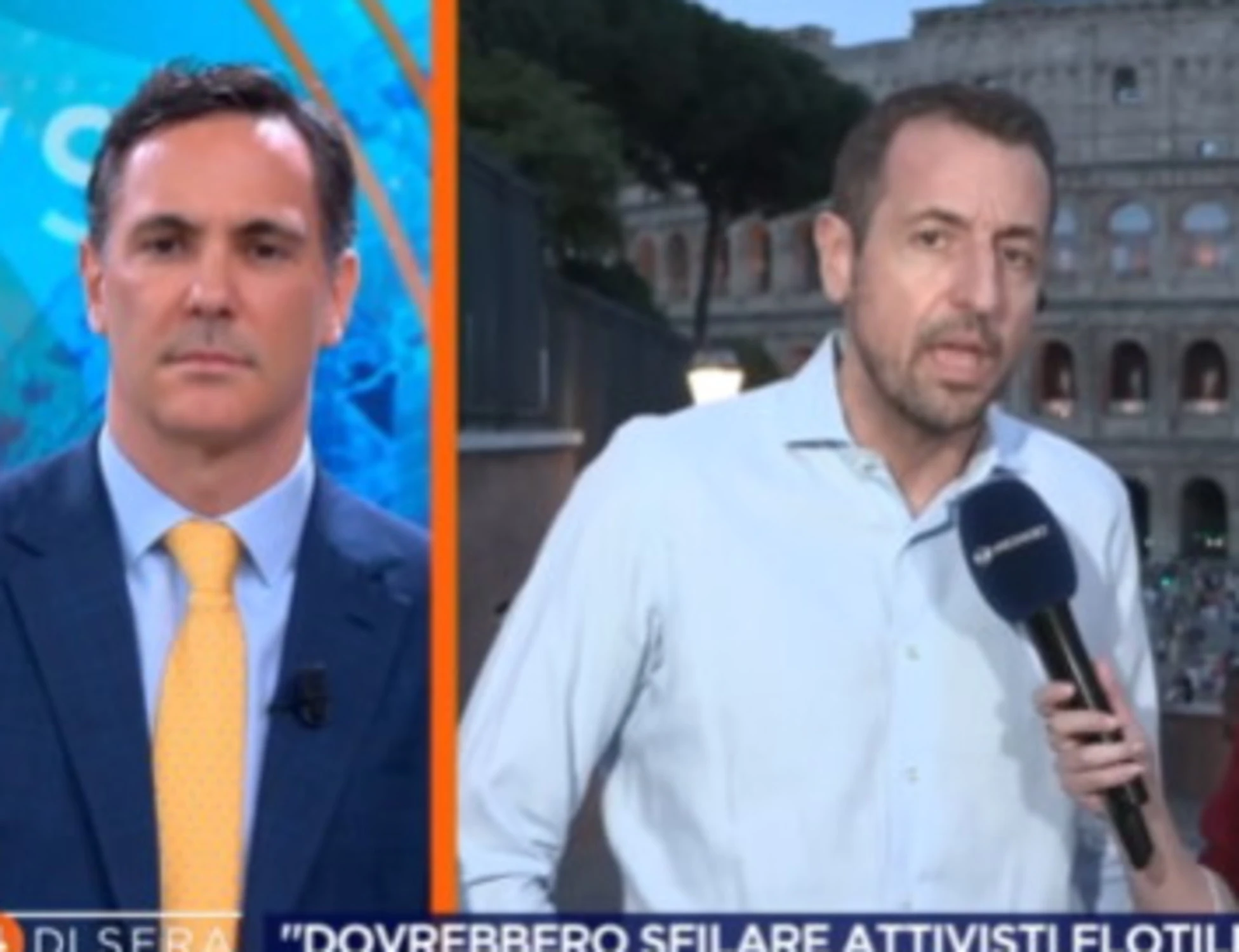 4 di Sera, "al 2 giugno deve sfilare la Flotilla". E Francesco Vecchi perde la pazienza