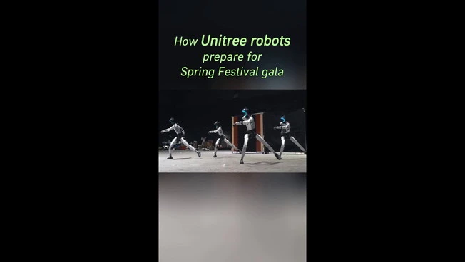 Cina, i robot di Unitree Robotics si "allenano" per la Festa di Primavera