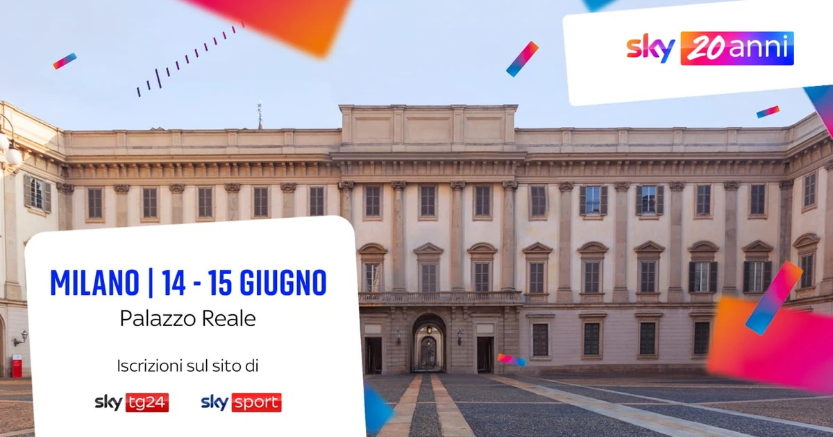 Sky compie 20 anni, l'evento a Milano: Schlein, Piantedosi, Goggia e una pioggia di ospiti vip