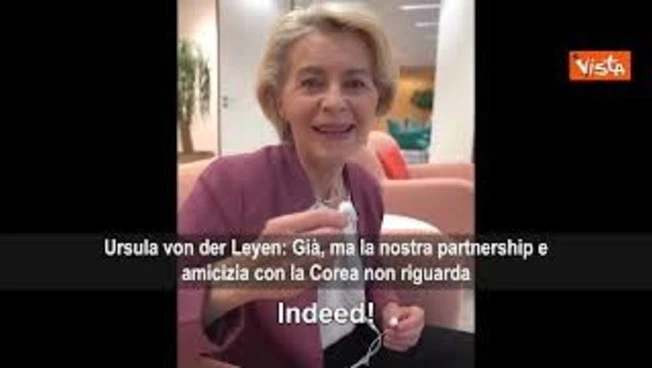 Von Der Leyen si prepara al summit Ue-Corea del Sud ascoltando K-Pop