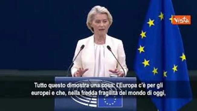Von der Leyen: Solo l'Europa può garantire una vera sovranità ai cittadini europei
