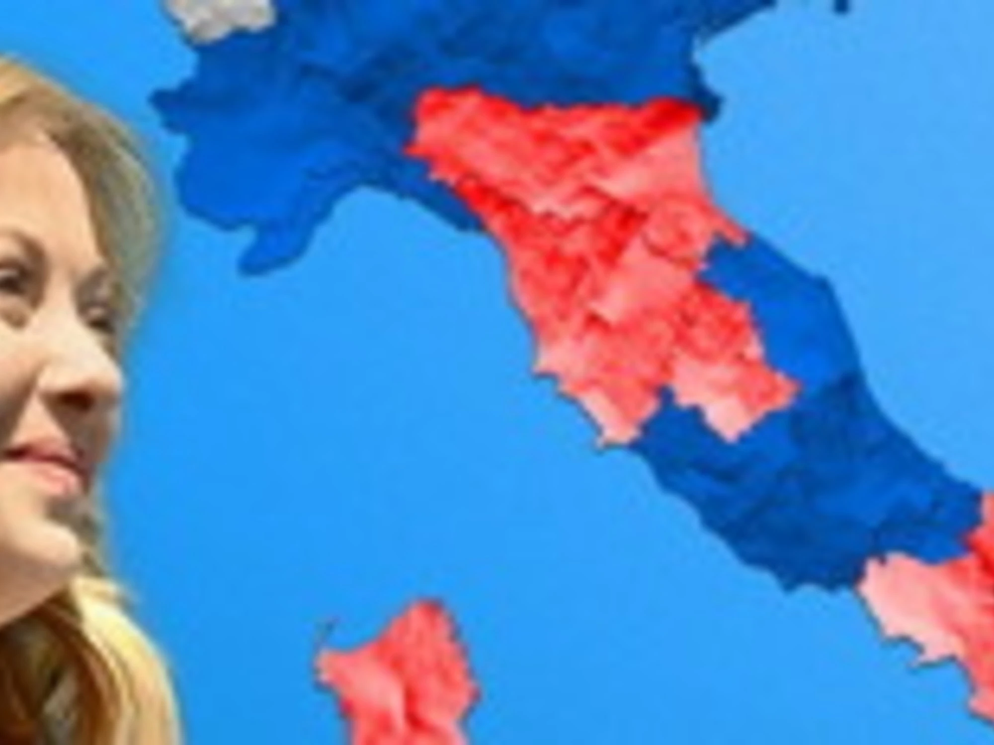 FdI, "è sempre più blu": la mappa con cui FdI cestina le balle della sinistra