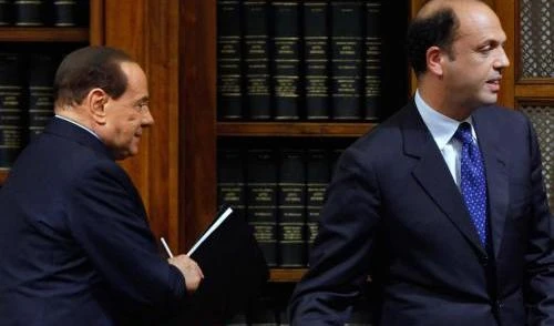 Silvio Berlusocni e Angelino Alfano