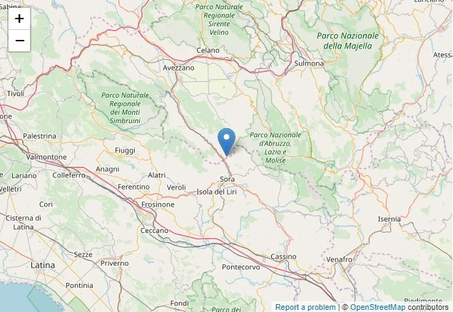 TERREMOTO DI MAGNITUDO 4.4 IN PROVINCIA DELL'AQUILA
