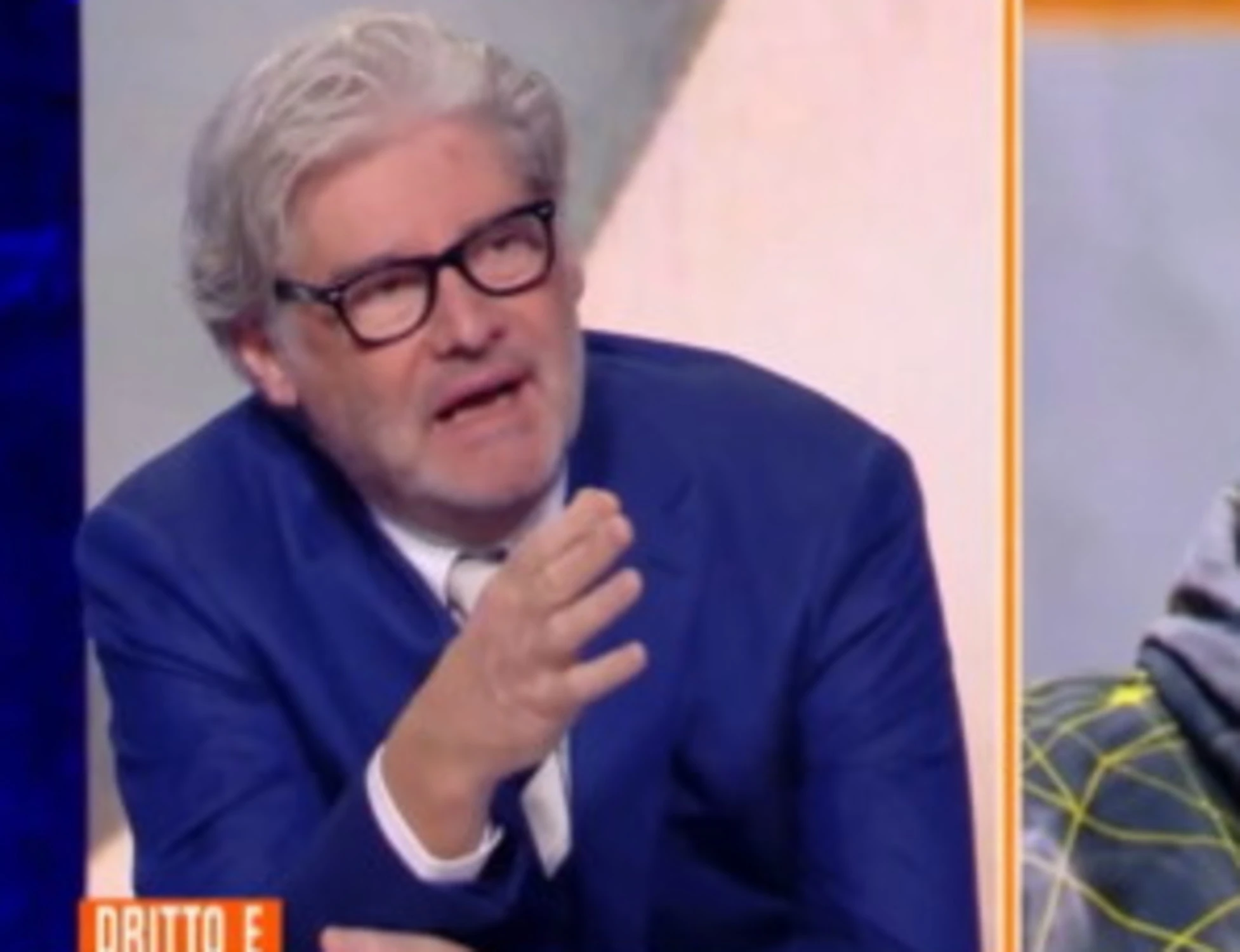 Dritto e rovescio, l'immigrato sputa sull'Italia: "Colpa vostra". E Del Debbio impazzisce