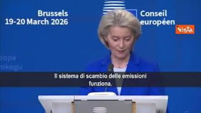 Leggi l'articolo: Caro energia, Von Der Leyen: Dobbiamo aggiornare meccanismo Ets e abbassare tasse elettricità