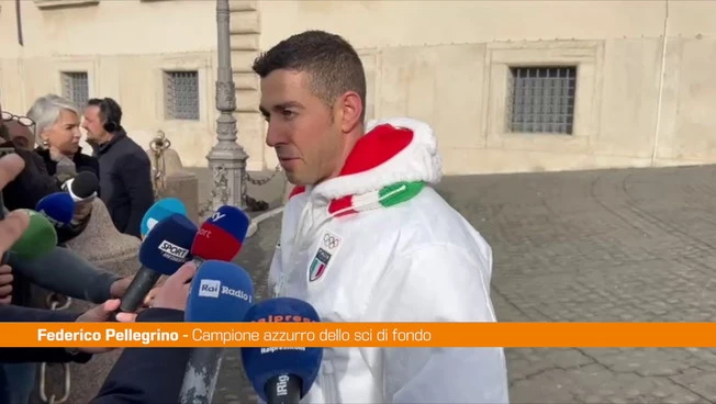 Pellegrino "Bello condividere con Fontana ruolo di portabandiera"