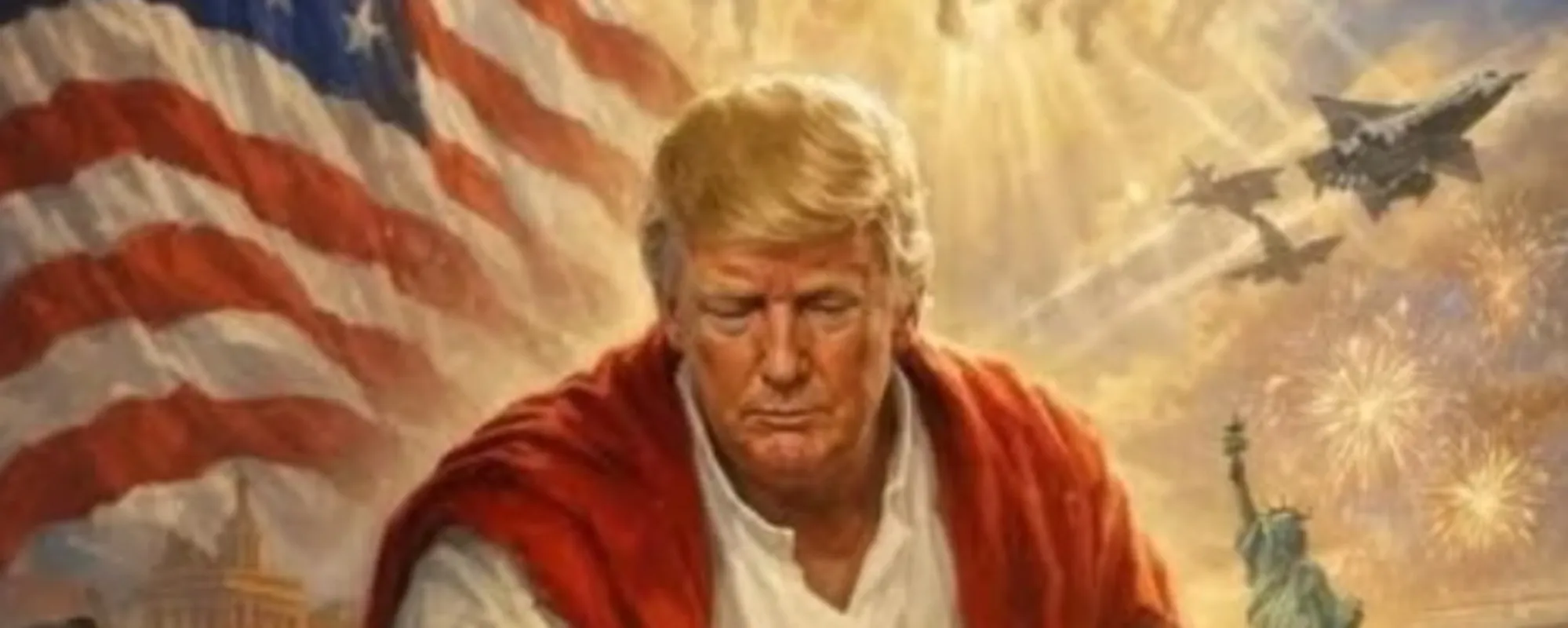 Trump come Gesù Cristo, altra sfida al Papa: si scatena il delirio
